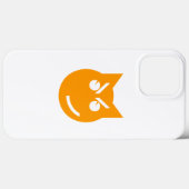 Smirking Emoji Cat Case-Mate iPhone Hülle (Rückseite (Horizontal))