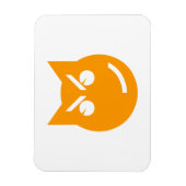 Smirking Emoji Cat Magnet (Vertikal)