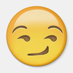 Smirking Gesicht Emoji Magnet