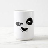 Smirking Panda Face Black & White Graphic Mug Kaffeetasse (Mittel)