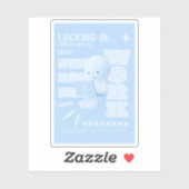 Smiski Poster Aufkleber (Blatt)