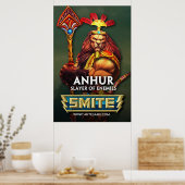 SMITE: Anhur, Schicht der Feinde Poster (Küche)