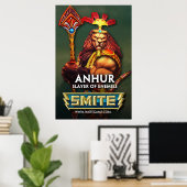 SMITE: Anhur, Schicht der Feinde Poster (Heimbüro)