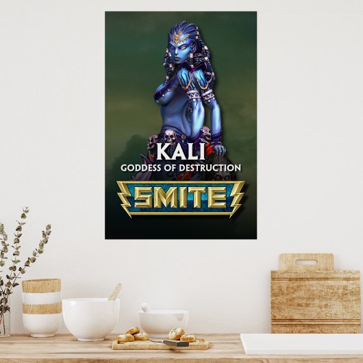 SMITE: Kali, Göttin der Zerstörung Poster (Küche)