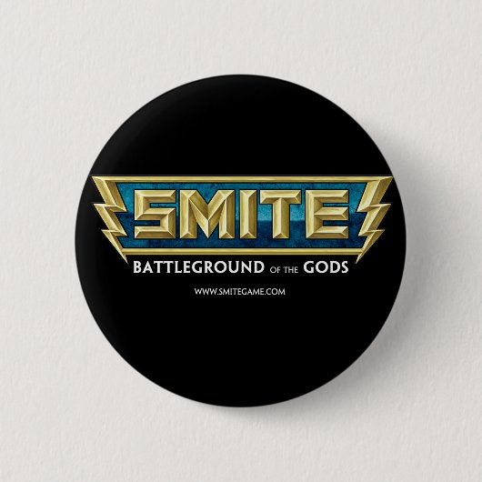 SMITE Logo-Schlachtfeld der Götter Button (Vorderseite)