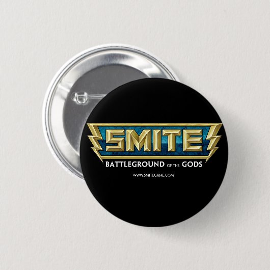 SMITE Logo-Schlachtfeld der Götter Button (Vorne & Hinten)