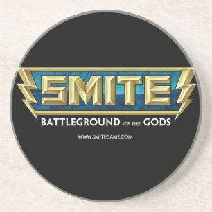 SMITE Logo-Schlachtfeld der Götter Sandstein Untersetzer