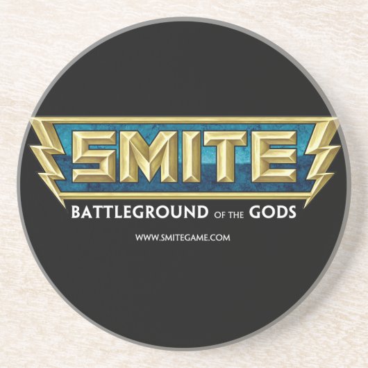 SMITE Logo-Schlachtfeld der Götter Sandstein Untersetzer (Vorne)