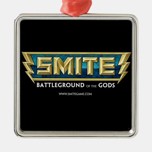 SMITE Logo-Schlachtfeld der Götter Silbernes Ornament (Vorne)