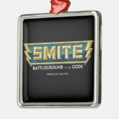 SMITE Logo-Schlachtfeld der Götter Silbernes Ornament (Links)
