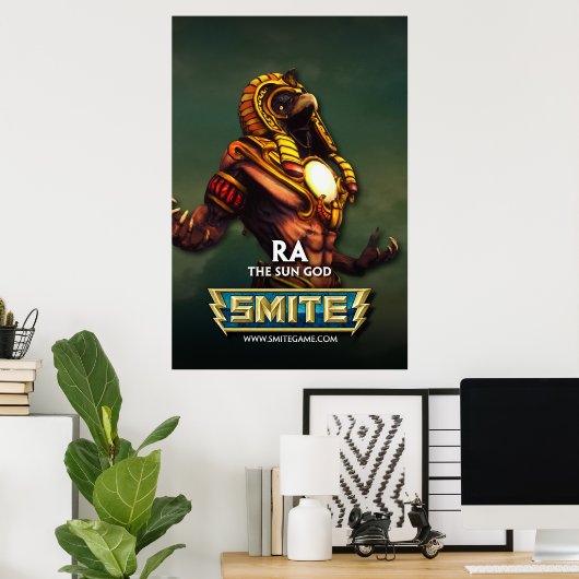 SMITE: Ra, der Sonnengott Poster (Heimbüro)