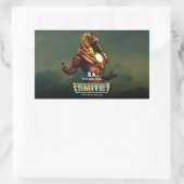 SMITE: Ra, der Sonnengott Rechteckiger Aufkleber (Tasche)