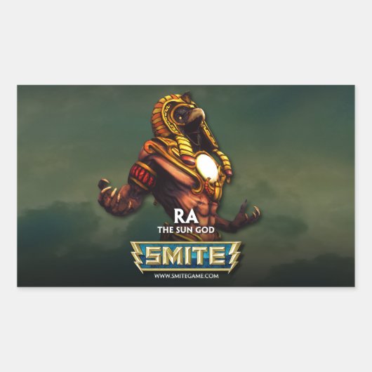 SMITE: Ra, der Sonnengott Rechteckiger Aufkleber (Vorderseite)
