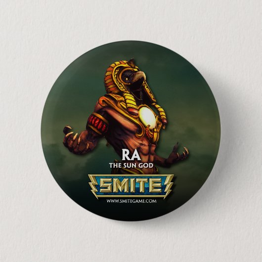 SMITE: Ra, The Sun-Gott Button (Vorderseite)