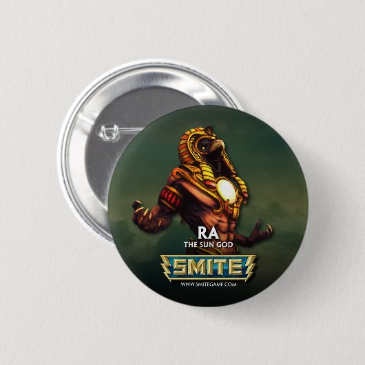 SMITE: Ra, The Sun-Gott Button (Vorne & Hinten)
