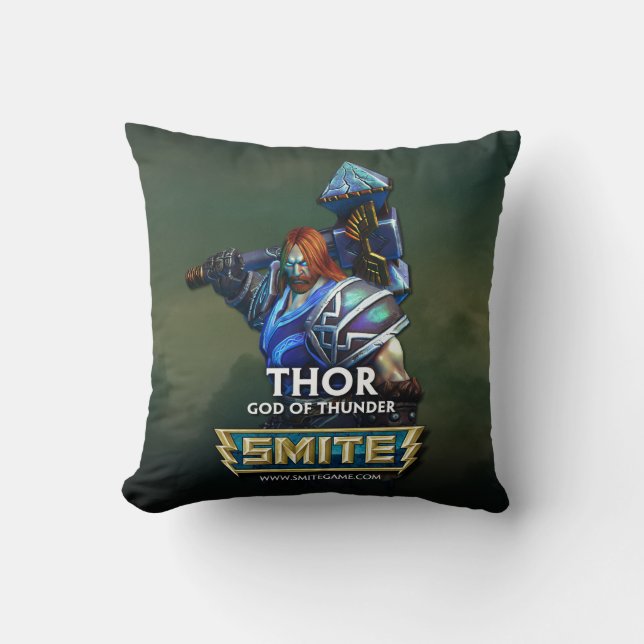 SMITE: Thor, Gott des Donners Kissen (Vorderseite)