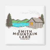 Smith Bergsee Cabin Magnet (Vorne)