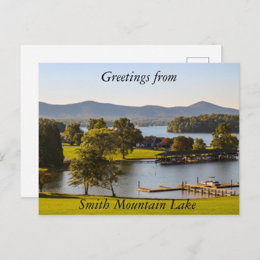 Smith Bergsee Postkarte (Vorne/Hinten)
