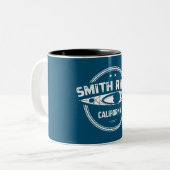 Smith California Kayaking Zweifarbige Tasse (Vorderseite Links)
