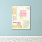 Smith Center, Gould City, Motor, Webster, Kansas Leinwanddruck (Insitu (Holzboden))