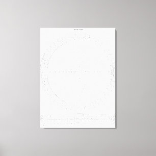 Smith Chart Radio Frequency Engineering Leinwanddruck
