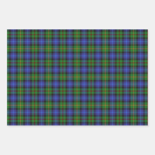 Smith Clan Familie Tartan Kariertes Muster Alterna Geschenkpapier Set (Vorderseite 2)