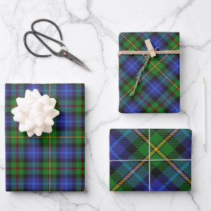 Smith Clan Familie Tartan Kariertes Muster Geschenkpapier Set