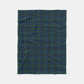 Smith Clan Royal Blue, Black and Red Tartan Fleecedecke (Vorderseite)