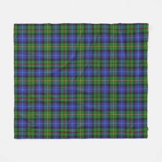 Smith Clan Scottish Tartan Kariertes Muster Fleecedecke (Vorderseite (Horizontal))