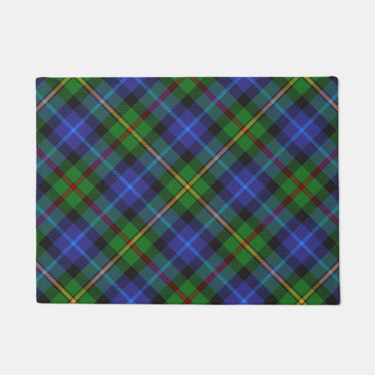 Smith Clan Scottish Tartan Kariertes Muster Fußmatte (Vorderseite)