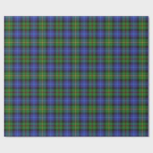 Smith Clan Scottish Tartan Kariertes Muster Geschenkpapier (Flach)