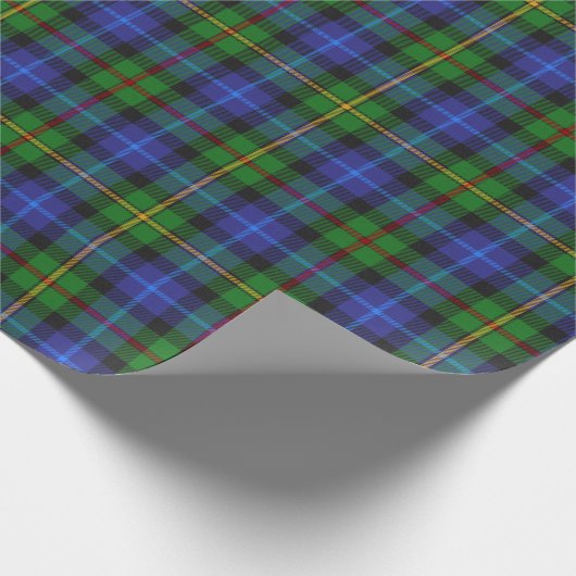 Smith Clan Scottish Tartan Kariertes Muster Geschenkpapier (Ecke)