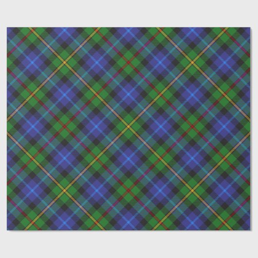 Smith Clan Scottish Tartan Kariertes Muster Geschenkpapier (Flach)