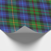 Smith Clan Scottish Tartan Kariertes Muster Geschenkpapier (Ecke)