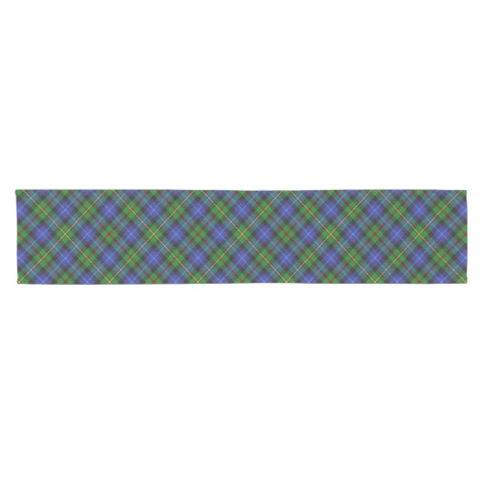 Smith Clan Scottish Tartan Kariertes Muster Kurzer Tischläufer (Horizontal)