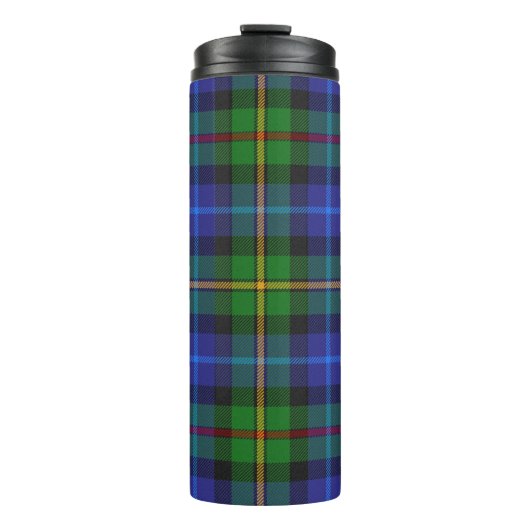 Smith Clan Scottish Tartan Kariertes Muster Thermosbecher (Vorderseite)