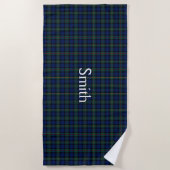 Smith Clan Tartan Kariert Beach Handtuch (Vorderseite)