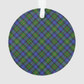 Smith Clan Tartan Kariert Ornament (Rückseite)