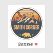 Smith Corner, Kalifornien Aufkleber (Blatt)