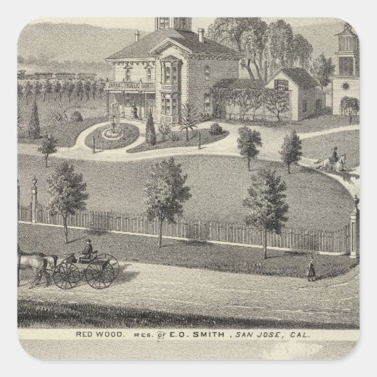 Smith, Evans Quadratischer Aufkleber (Vorderseite)