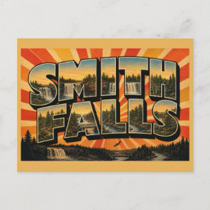 Smith Falls Nebraska Wasserfall Fluss Canyon Kunst Postkarte