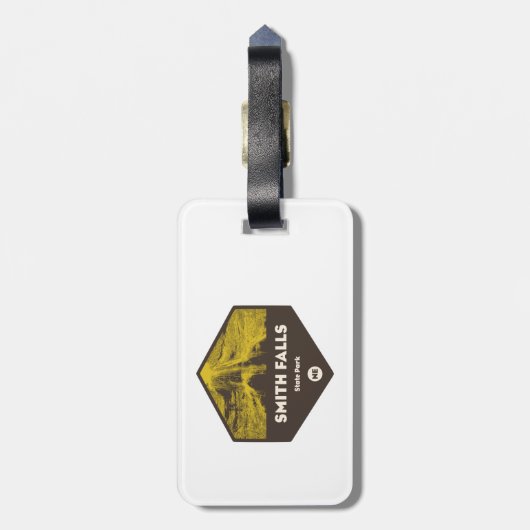 Smith Falls Staat Park Nebraska Gepäckanhänger (Rückseite vertikal)