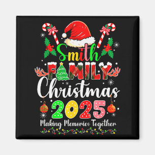 Smith Familie Weihnachten 2025 passender Santa Hut Magnet
