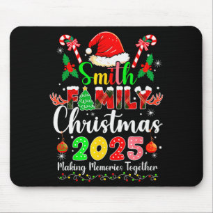 Smith Familie Weihnachten 2025 passender Santa Hut Mousepad