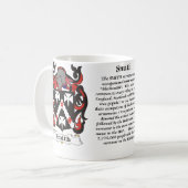 Smith-Familien-Wappen Tasse (Vorderseite Links)