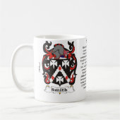 Smith-Familien-Wappen Tasse (Links)