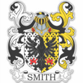 Smith Familienwappen Aufkleber (Vorderseite)