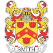 Smith Familienwappen Aufkleber (Vorderseite)