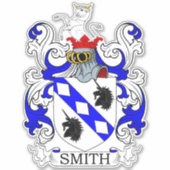 Smith Familienwappen Aufkleber (Vorderseite)