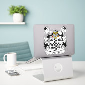 Smith Familienwappen Aufkleber (Laptop auf Schreibtisch)